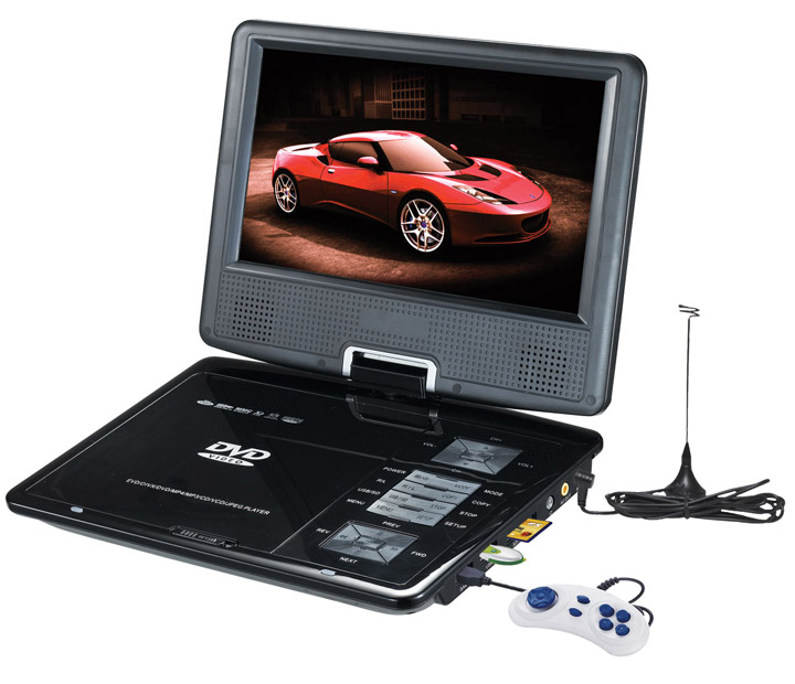 7'' Portable DVD Player with Games/TV/SD/USB