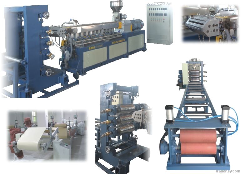 sheet extrusion line