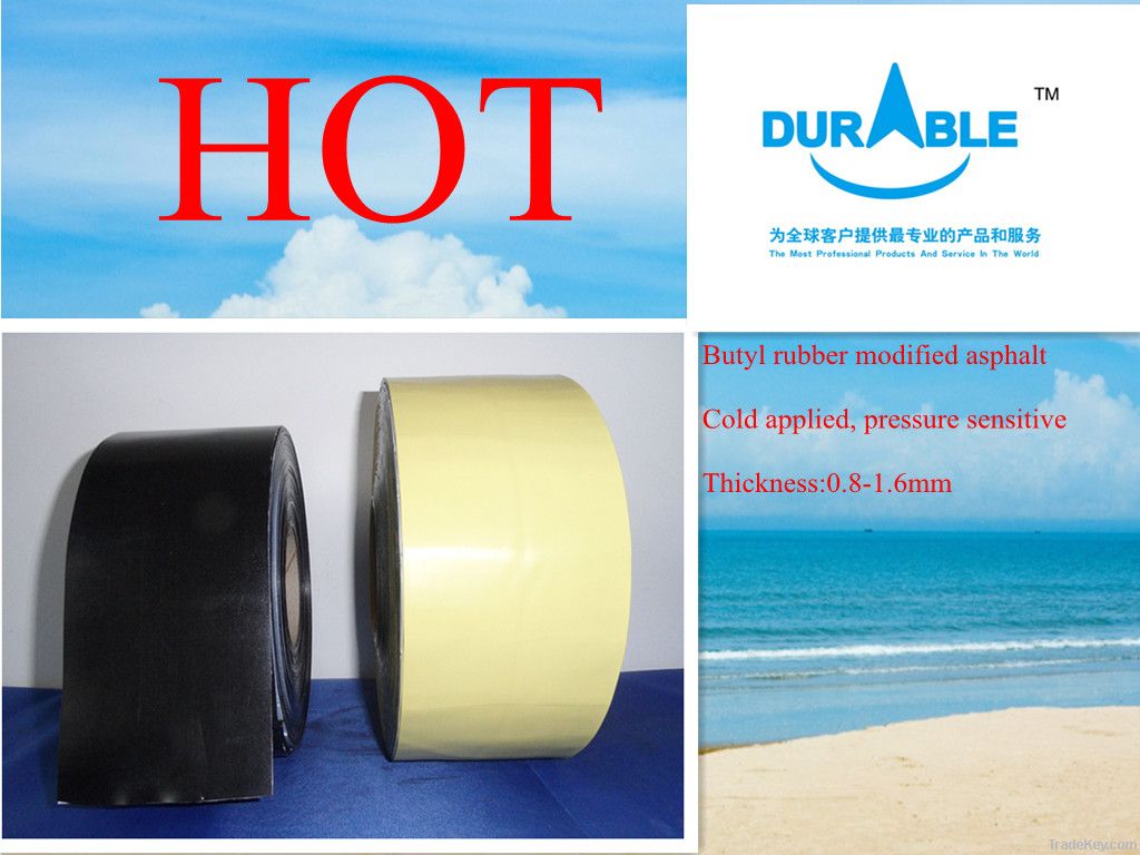 High quality PE bitumen outer adhesive tape