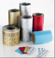 Foil cold formed pill packing film