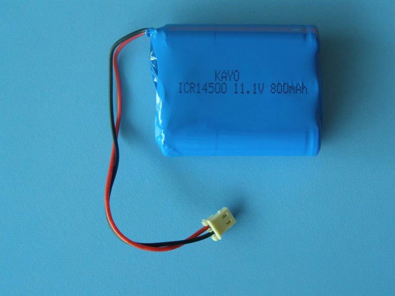 CR14500-3S1P 11.1V 800mAh lithium battery pack