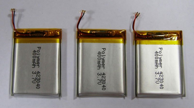 lithium 3.7V rechargeable battery 400mAh for multimedia speaker