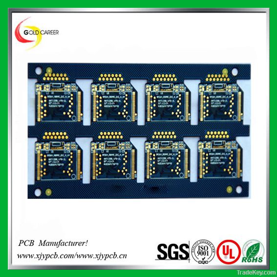 PCB with multilayers by immersion gold surface finishing type