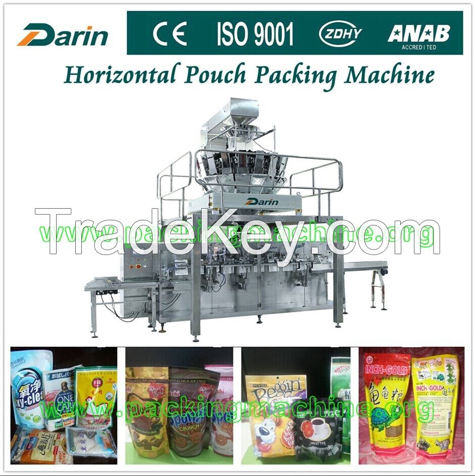 Pet Food Pouch Packing Machine with zipper