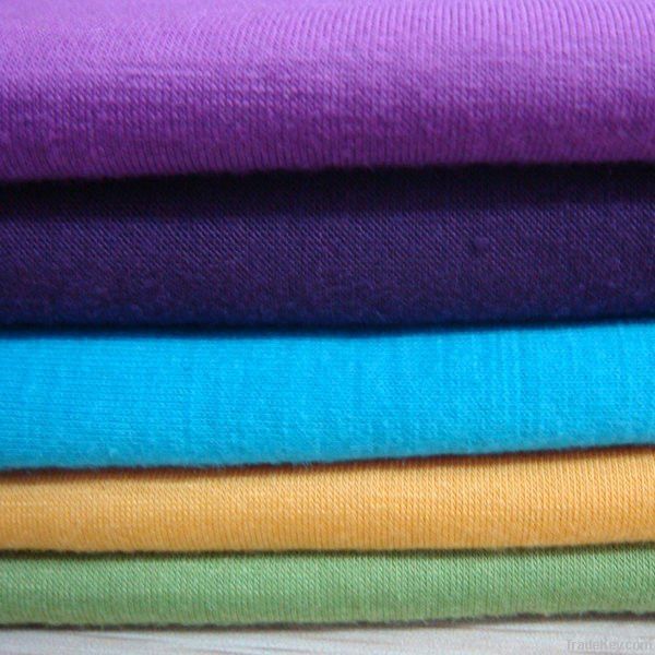 T/C single jersey knitted fabric