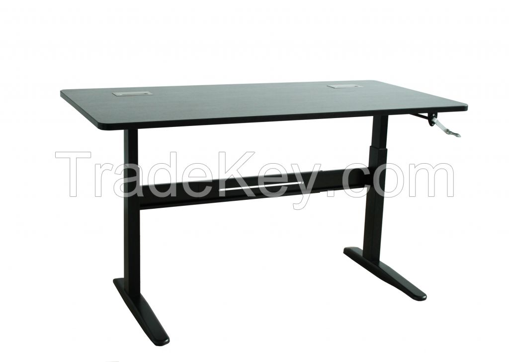 Manually Height Adjustable Desk/Desk Frame