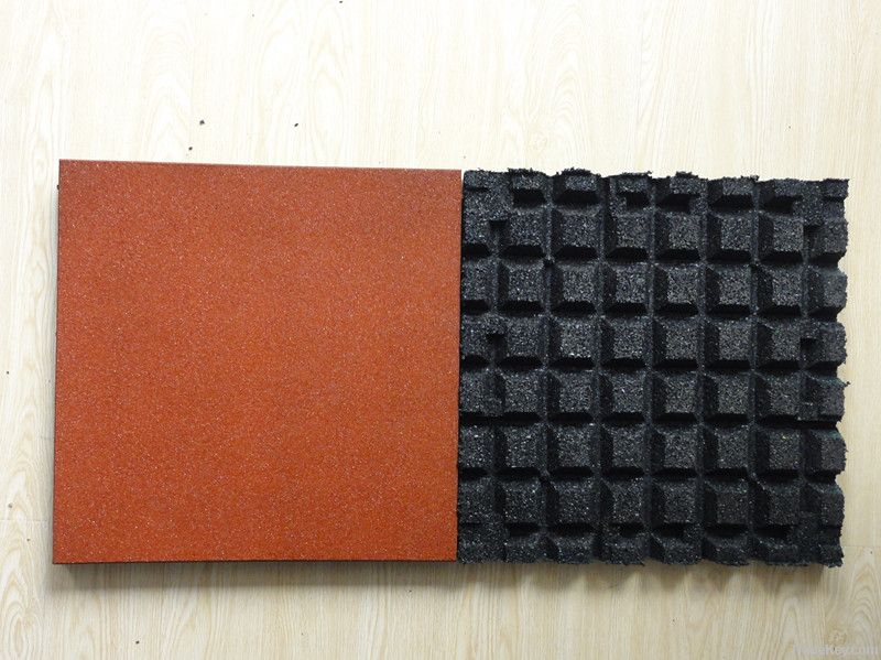 pyramid feet on bottom safety recycled rubber tile