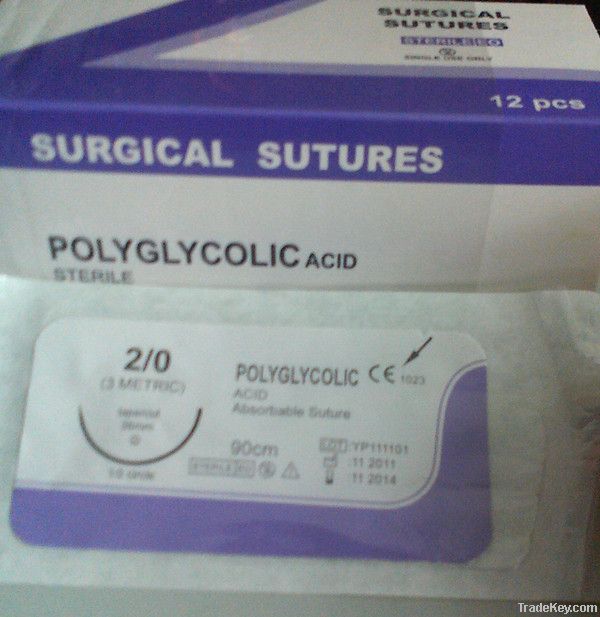 surgical Polyglycolic acid suture/PGA suture