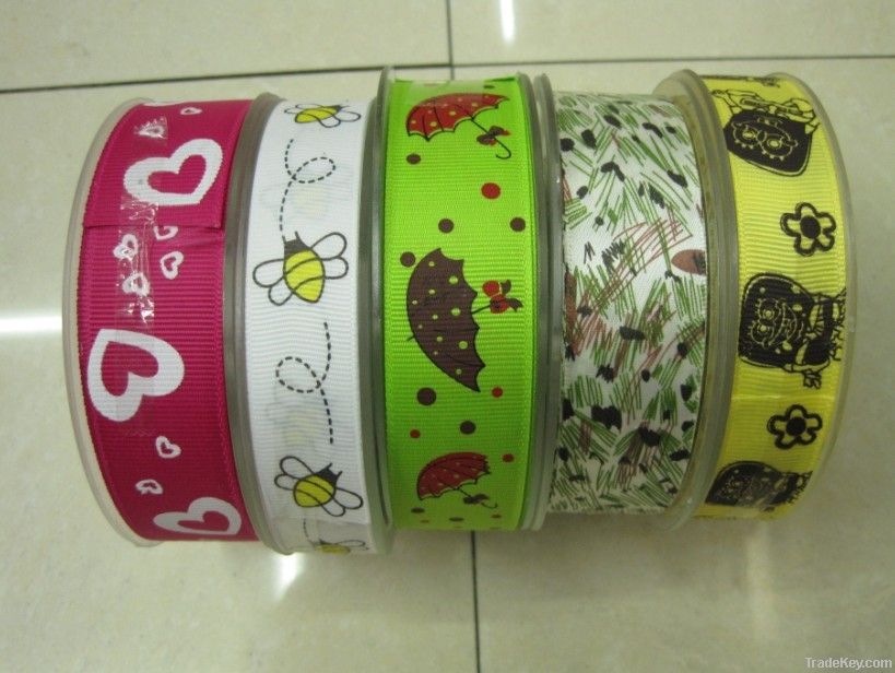 Printed Grosgrain Ribbon