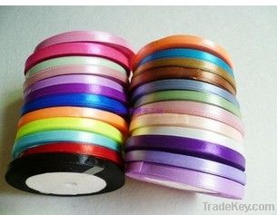 polyester satin tape & gift packing tape  solid satin tape and printed