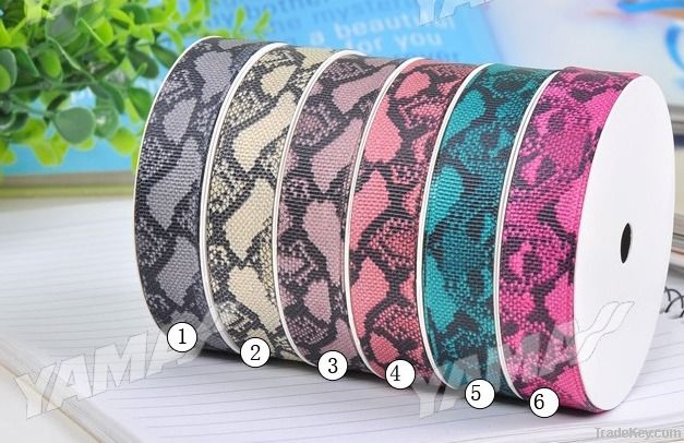 hih quality vintage lace printed ribbons