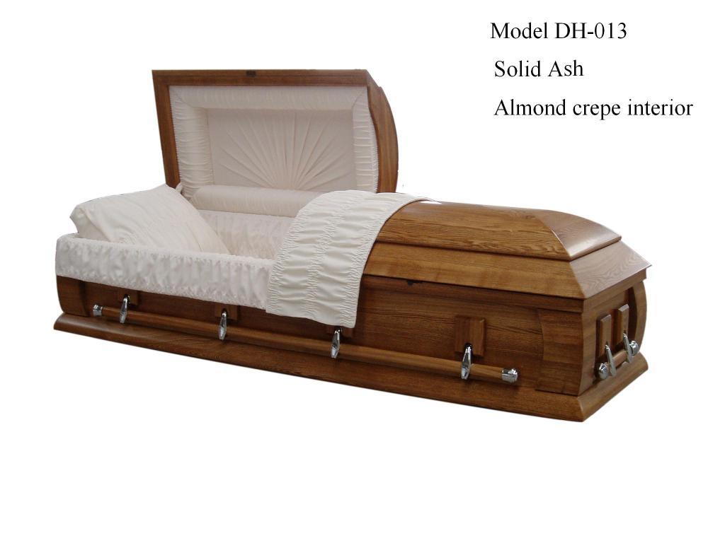 wood casket made in  china