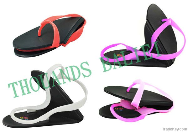2011 NEW 100% silica gel Women's Leisure Foldable Flip-Flop