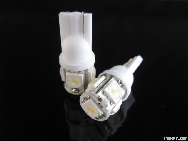 New T10 5SMD LED Auto Car Lamp 12V Vehicle Signal Lights