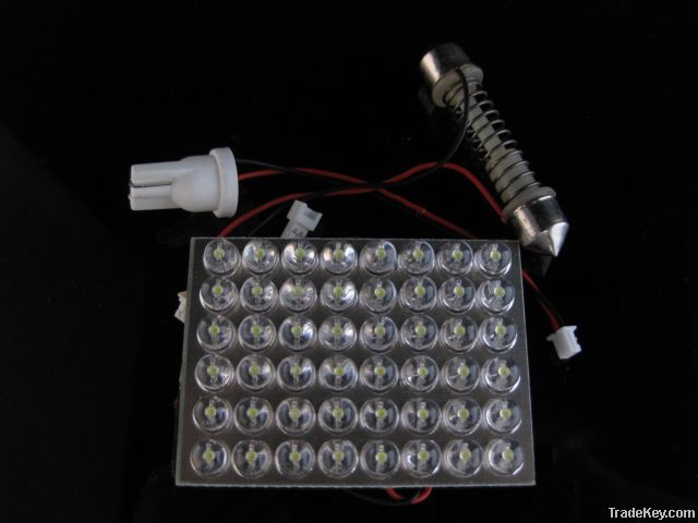 top roof light in the car with LED FLUX light PCB 16FLUX