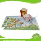 EX-PL-005 Custom Logo printed disposable paper tray liner table menu baking Tray Liner