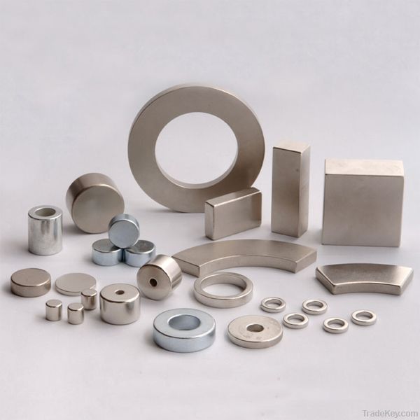 Sintered NdFeB magnets disc block ring cylinder magnets