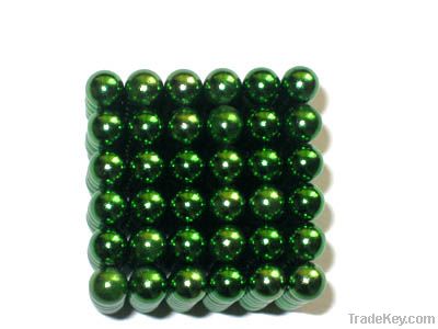 Magnetic balls Buckyballs colorful green blue red color magnetic ball