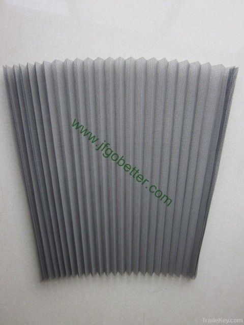 pleated insect screeen mosquito screen fly screen window screen