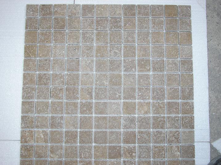 Travertine Noche Tumbled Mosaic