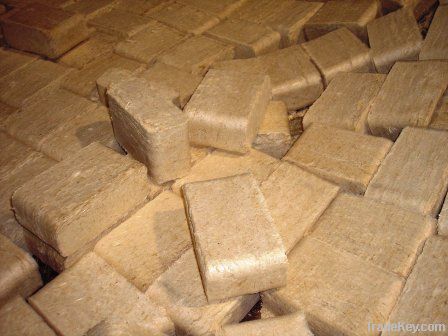 wooden briquettes