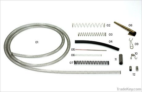 Springs and clip springs for medical devices