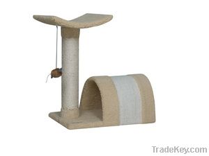 CAT TREE TOY WITH TUNNEL, BALLS, TEASER POST FURNITURE