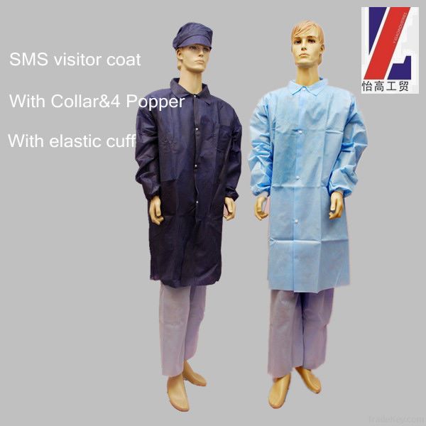 Microporous visitor coat