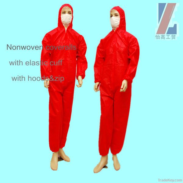 Nonwoven coveralls