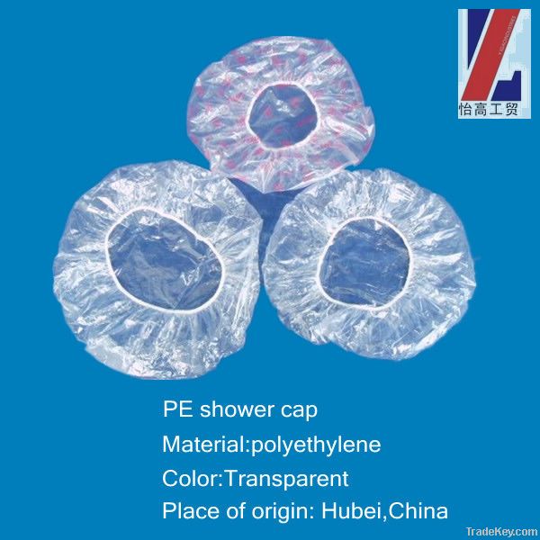 Disposable PE shower cap