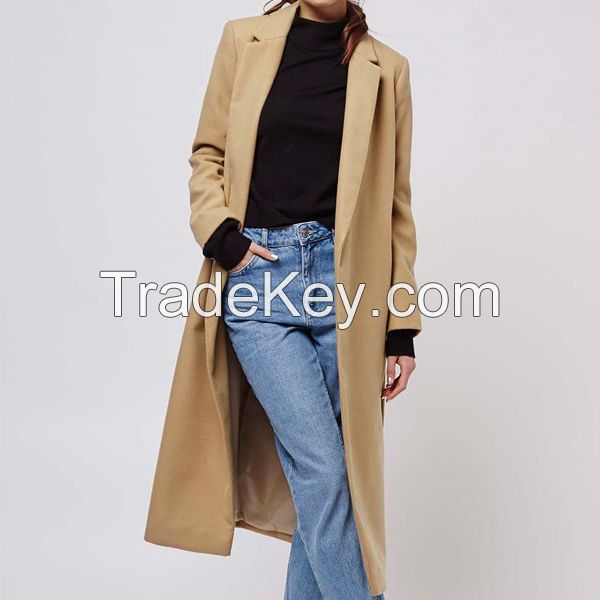 Woman long style Fashion wool winter coat