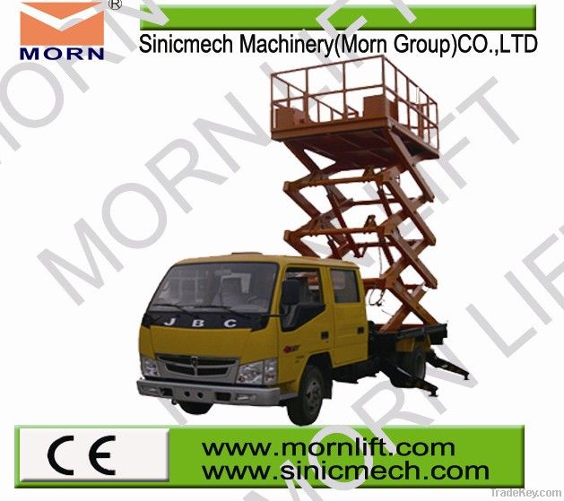 Vehicular sissor lift