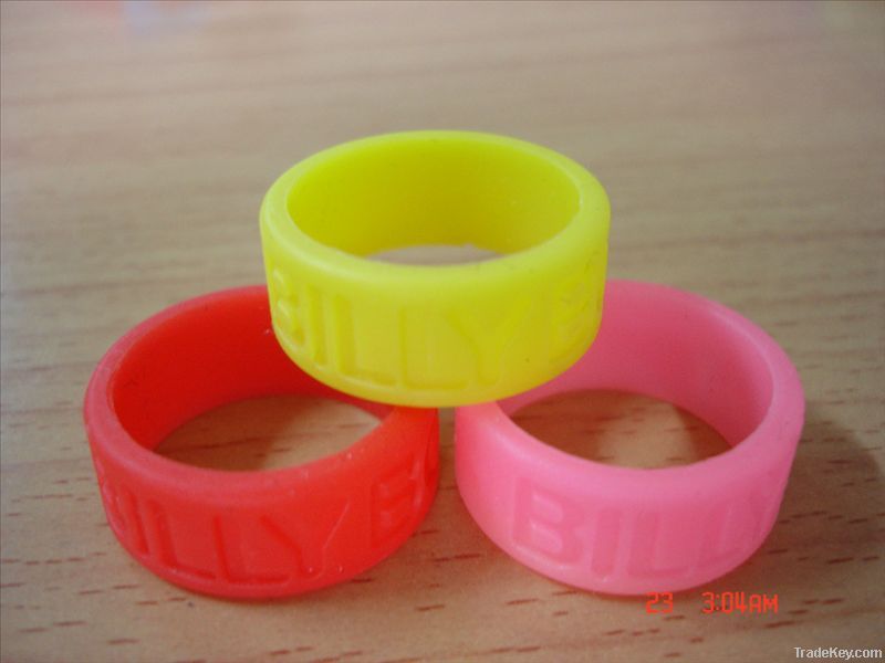Promotional silicone rings