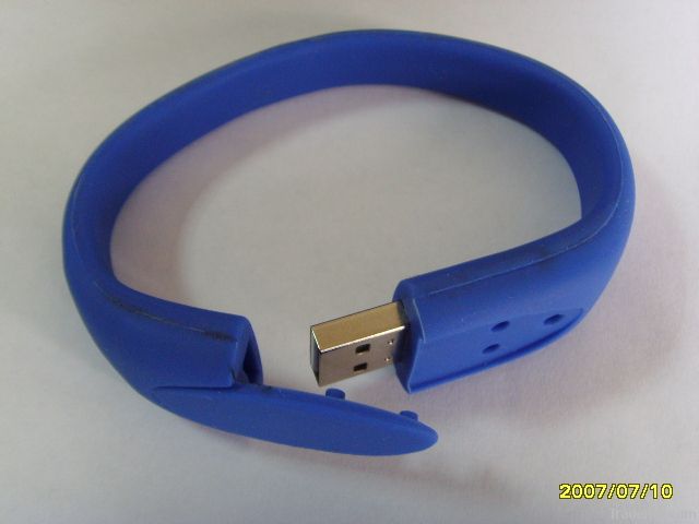 USB silicone bracelet