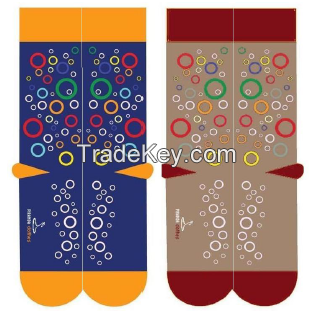 large dotted socks 