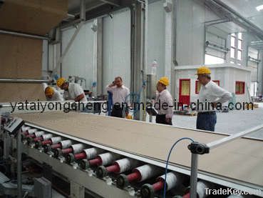 paper faced gypsum board production line