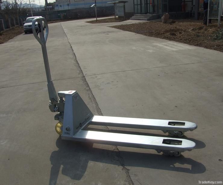 hot-dipped galvanized hand pallet truck A130