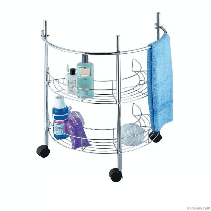 2 Tier chrome plated sink caddy