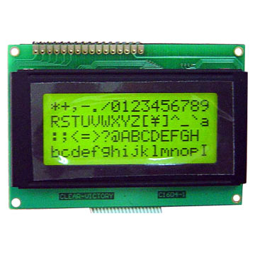16x4 character LCD Module