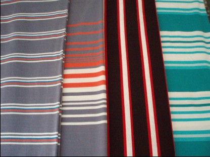 cotton yarn-dyed single jersey fabric