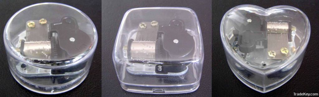 PLASTIC PROMOTIONAL MUSIC BOX