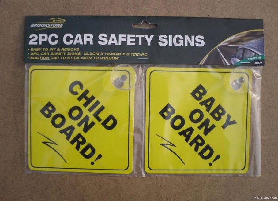 Baby on board car sign