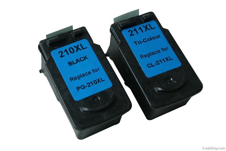 remanufactured ink cartridges for branded PG-210XL & CL-211XL