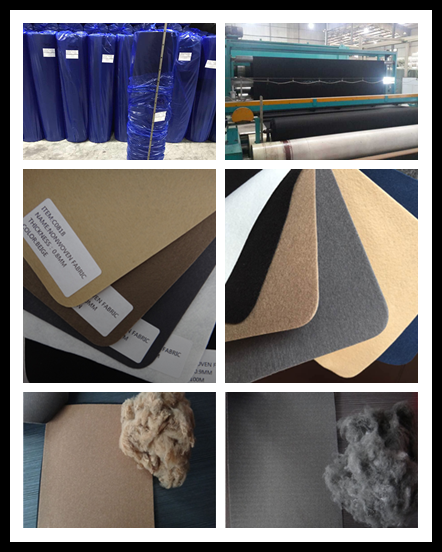 Polyester Nonwoven Fabric Needle Punching Fabric Synthetic leather backing for Shoe Lining