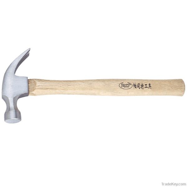 PS835 wooden handle claw hammer