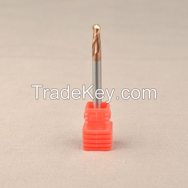 High Quality Solid carbide ball nose with 2 flutes
