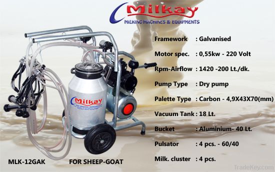 Milkay Milking Machine for sheep &goat