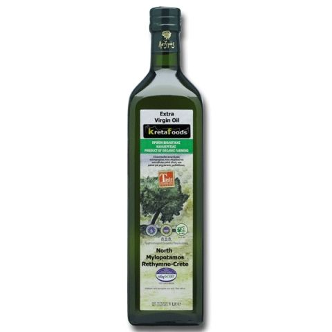 1 LT Glass Organic Extra Virgin Olive Oil