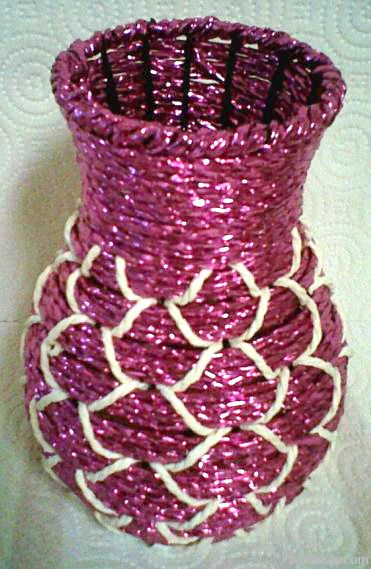 Pure hand-woven vases