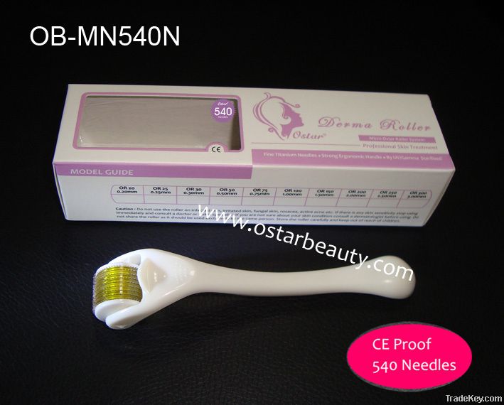 540 roller titanium derma rolling skin roller facial roller